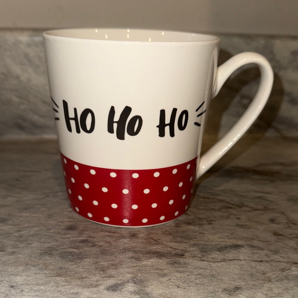 Festive Ho Ho Ho Polka Dot Mug